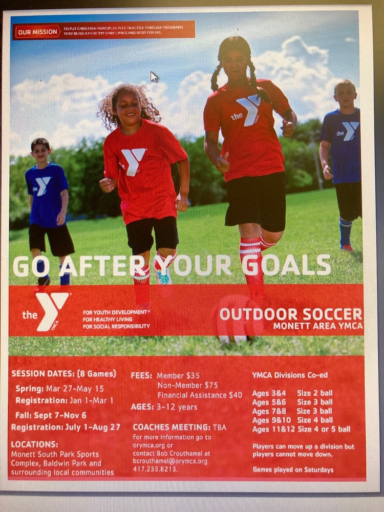 YMCA Soccer Registration