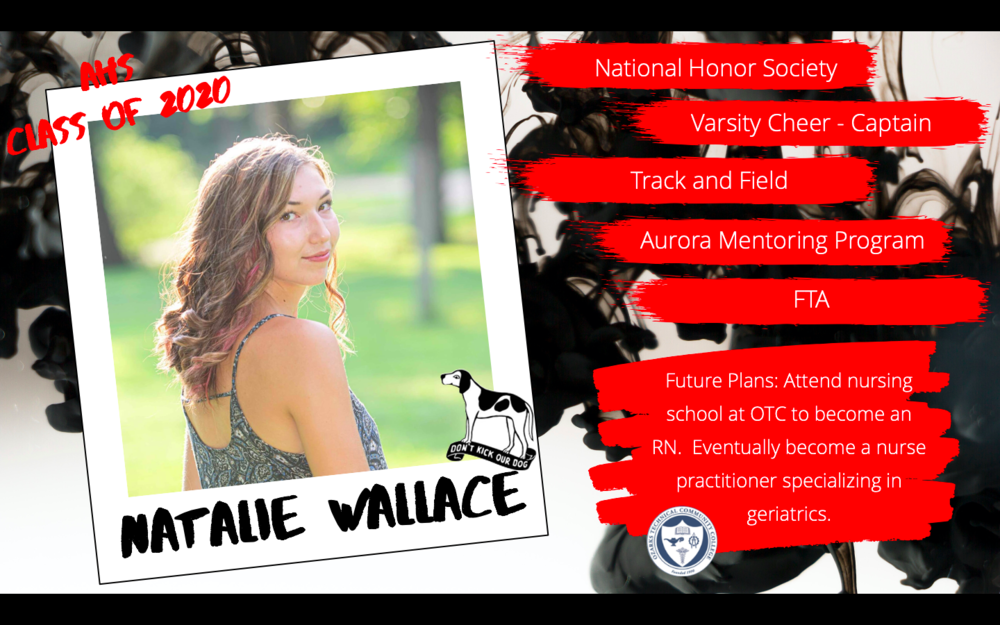 Congratulations Natalie Wallace