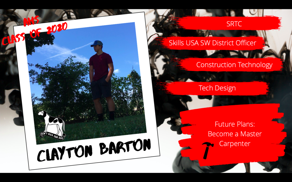 Congratulations Clayton Barton