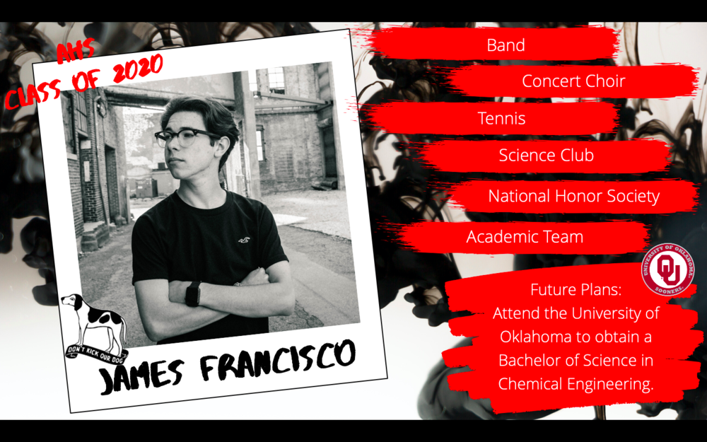 Congratulations James Francisco