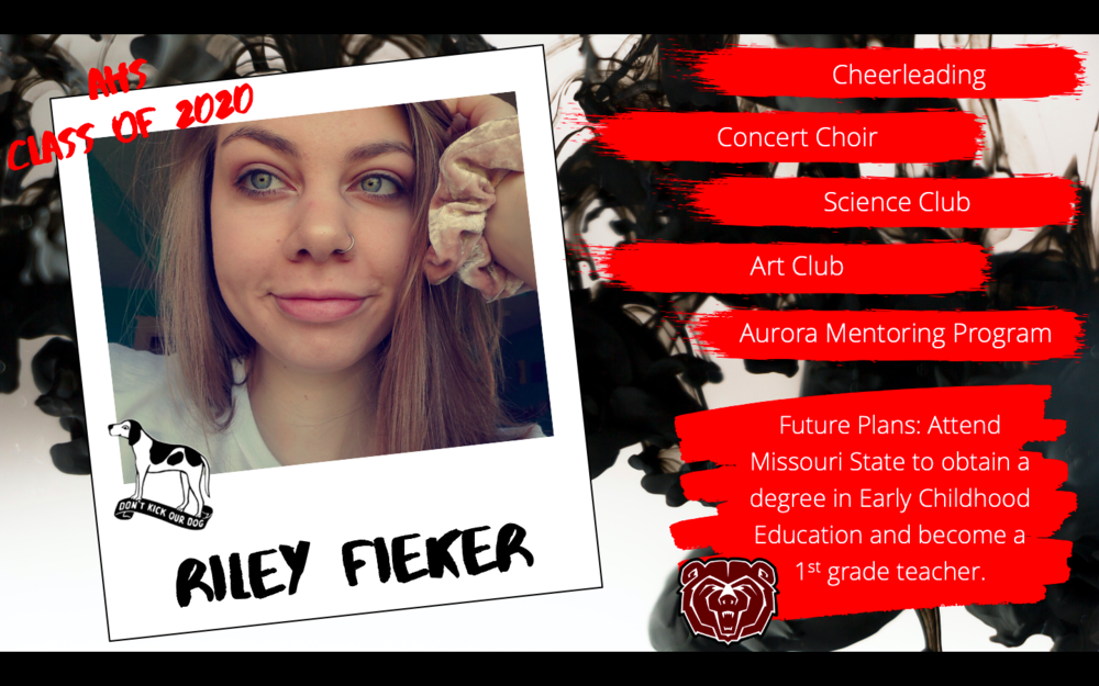 Congratulations Riley Fieker