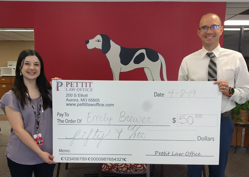 March Teacher of the Month-Pettit Law Office