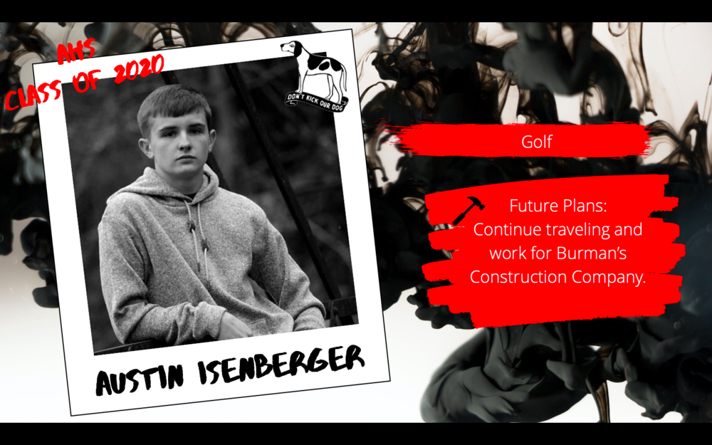 Congratulations Austin Isenberger