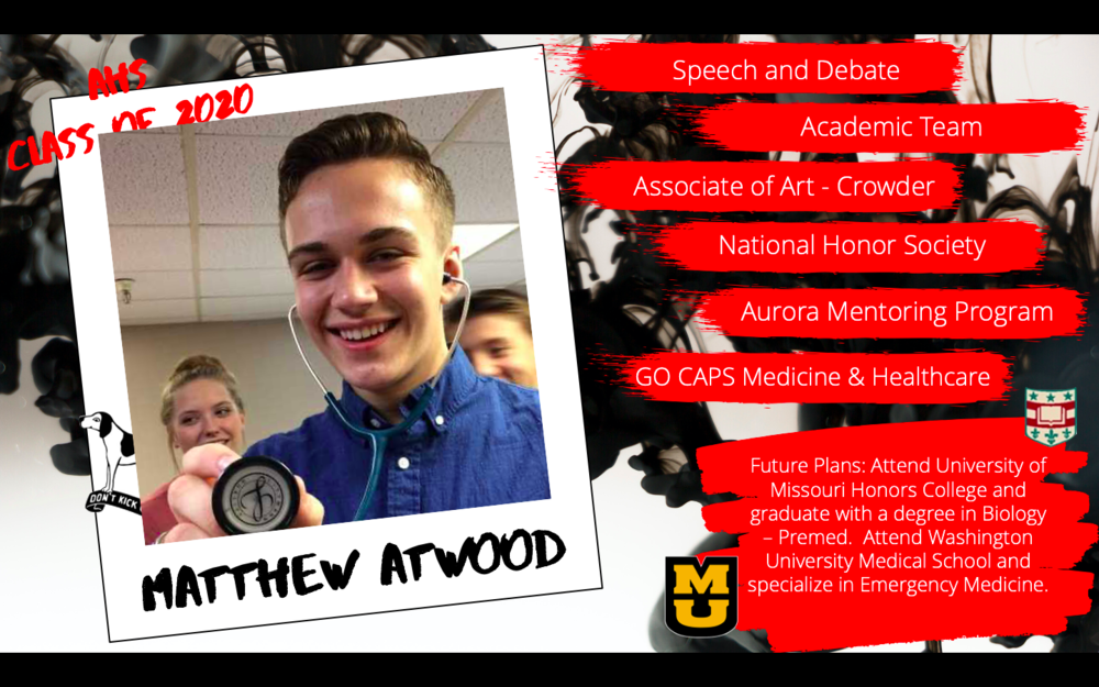 Congratulations Matthew Atwood