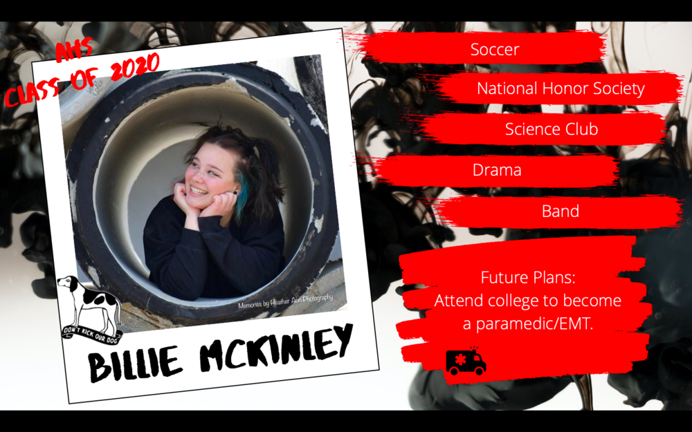 Congratulations Billie McKinley