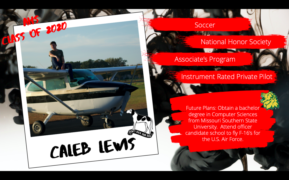 Congratulations Caleb Lewis