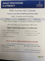 Adult Education & Literacy Classes