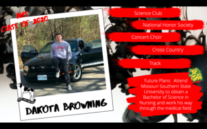 Congratulations Dakota Browning