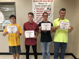 September Students of the Month