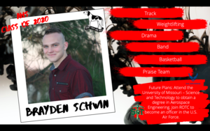 Congratulations Brayden Schwin