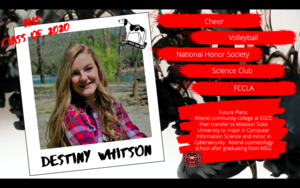 Congratulations Destiny Whitson