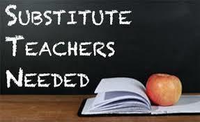 Substitute Teachers Needed for the 2020-2021 School Year