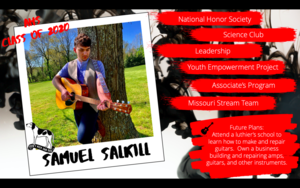 Congratulations Samuel Salkill