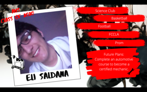 Congratulations Eli Saldana