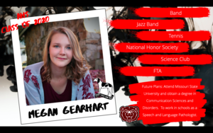 Congratulations Megan Gearhart