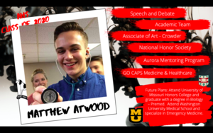 Congratulations Matthew Atwood