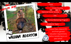 Congratulations William Addison