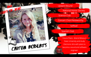 Congratulations Caitlin Roberts