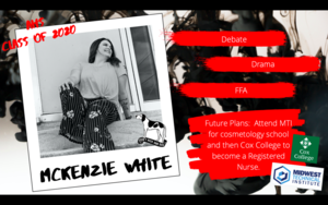 Congratulations McKenzie White