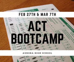 AHS to host ACT Bootcamp 2 Day Workshop