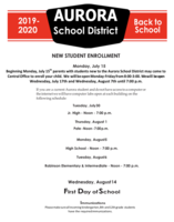 Online Registration Information