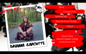Congratulations Brianna Garoutte