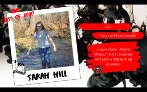 Congratulations Sarah Hill