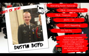Congratulations Dustin Boyd