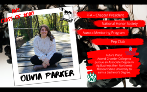 Congratulations Olivia Parker