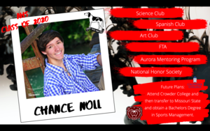 Congratulations Chance Noll