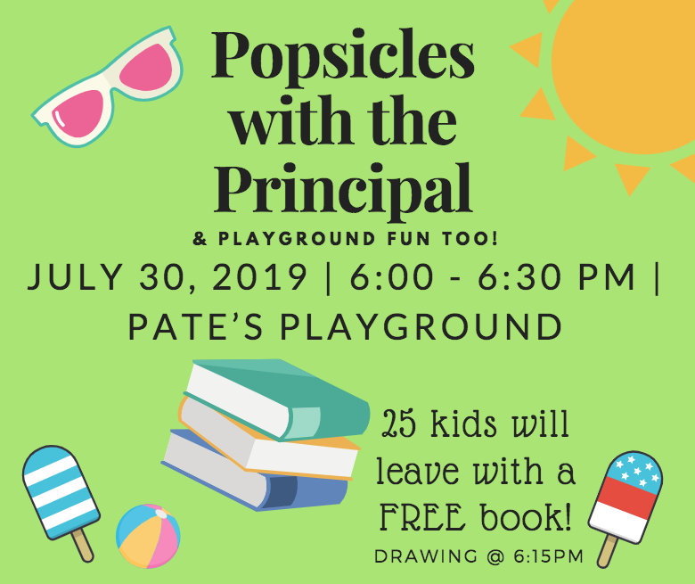Popsicles with the principal