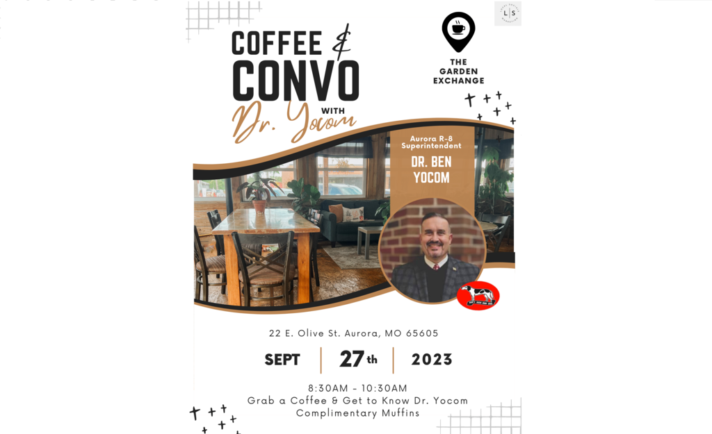 coffee and convo with Yocom